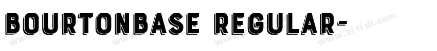 BourtonBase Regular字体转换